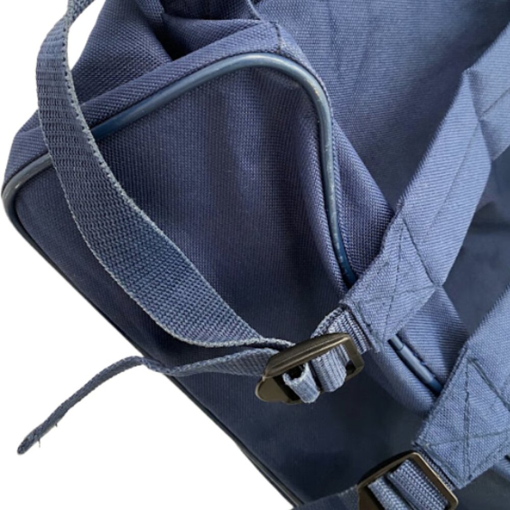 Olympics Navy Drawstring Backpack Lake Geneva and Matterhorn Region Old School - Picture 9 of 10